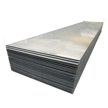 Placa de barras de aluminio extruído de folla plana de perfil de aluminio OEM 6063 T5 
