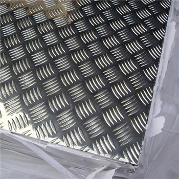 Chapa de pisar a cuadros en relieve de aluminio / aleación de aluminio para frigorífico / construcción / piso antideslizante (A1050 1060 1100 3003 3105 5052) 