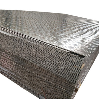 Placa de aluminio / aluminio / alumina / placa de aluminio / placa de rodadura de aluminio 5 barras 