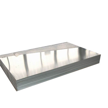 Personalizado de fábrica de aluminio / aluminio liso / plano / placa con película PE un lado 1050/1060/1100/1235/3003/3102/8011 