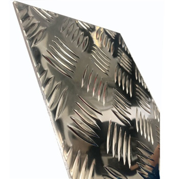3003 3004 5052 Chapa ondulada de aluminio / aluminio para material de construción 