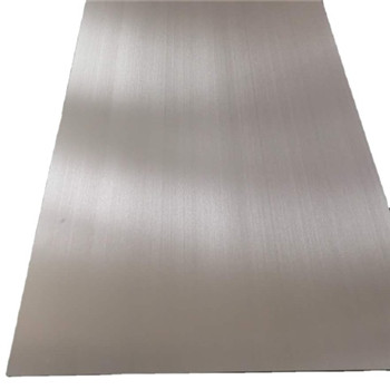 Placa metálica de aluminio de diamante con folla de verificación de punteiro de aluminio 